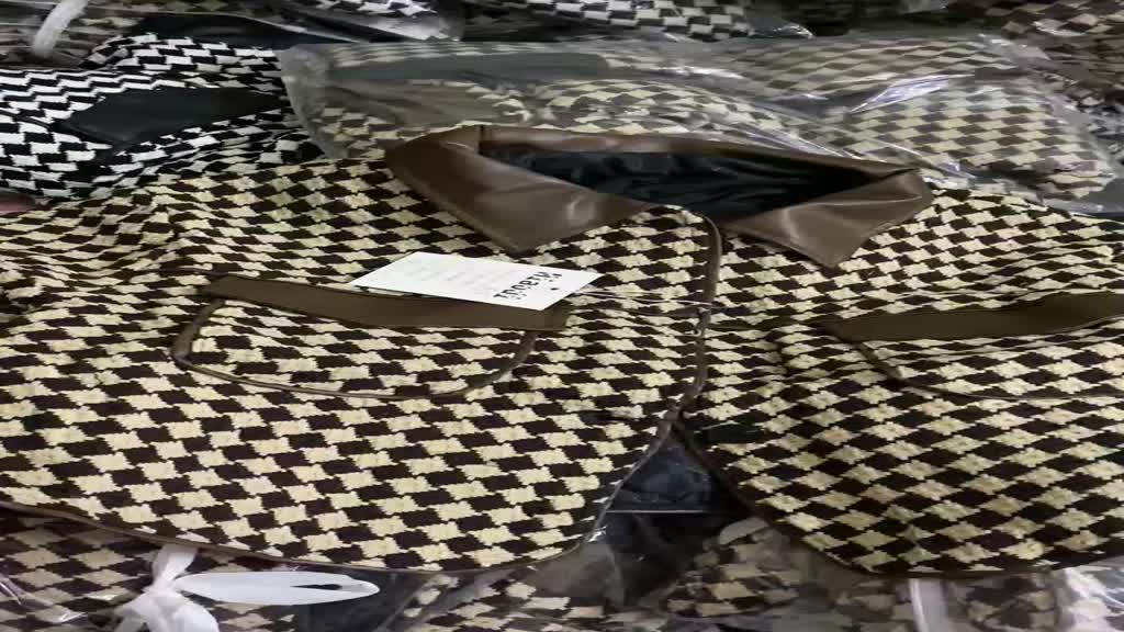 Áo khoác nữ phối tay dạ, hoạ tiết kẻ hàn quốc, chất dạ tweed cao cấp, mềm mịn Trần bông | BigBuy360 - bigbuy360.vn