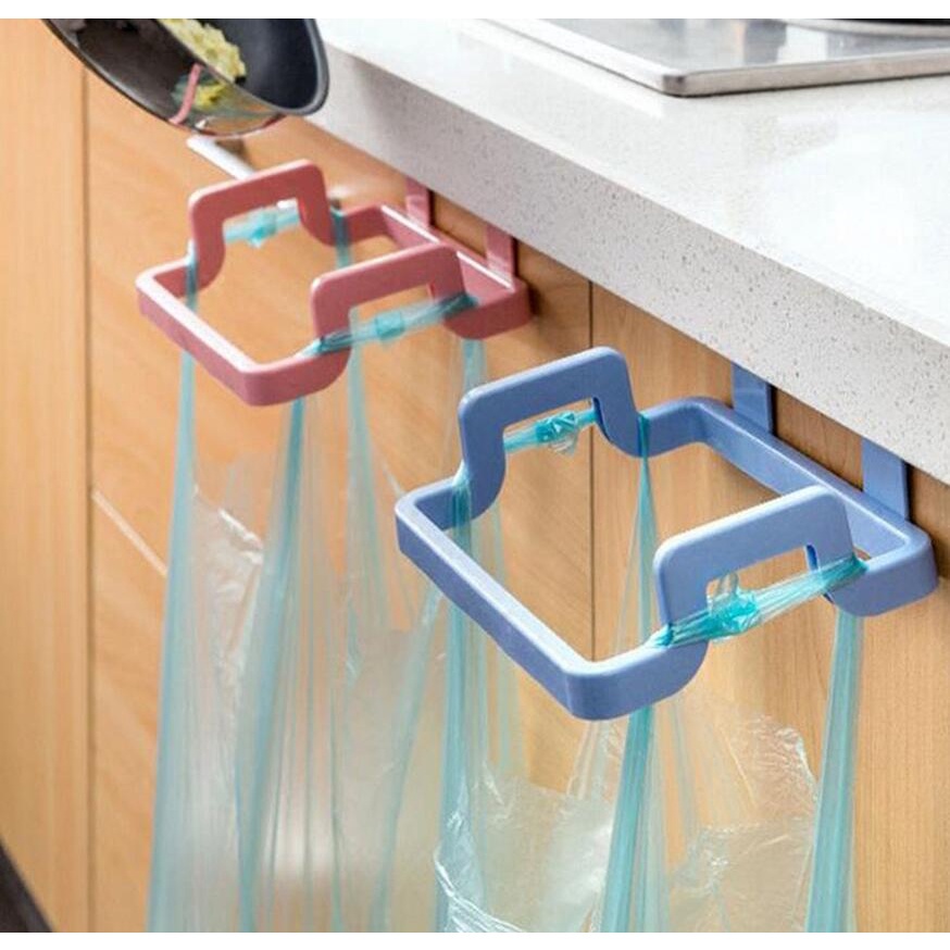 Hanging Trash Garbage Rubbish Kitchen Carrier Bag Bin Sack Hanger Holder