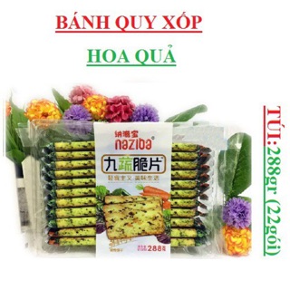 Bánh Quy Xốp Rau Củ Naziba 288gr Đài Loan
