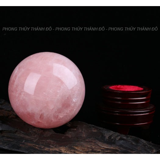 [XẢ KHO Size 1.5kg] Quả Cầu Phong Thủy T.A Hồng mạng THỔ và HỎA nặng 1.5 Kg, Đường Kính 12 cm - Phong Thủy Thành Đô | BigBuy360 - bigbuy360.vn