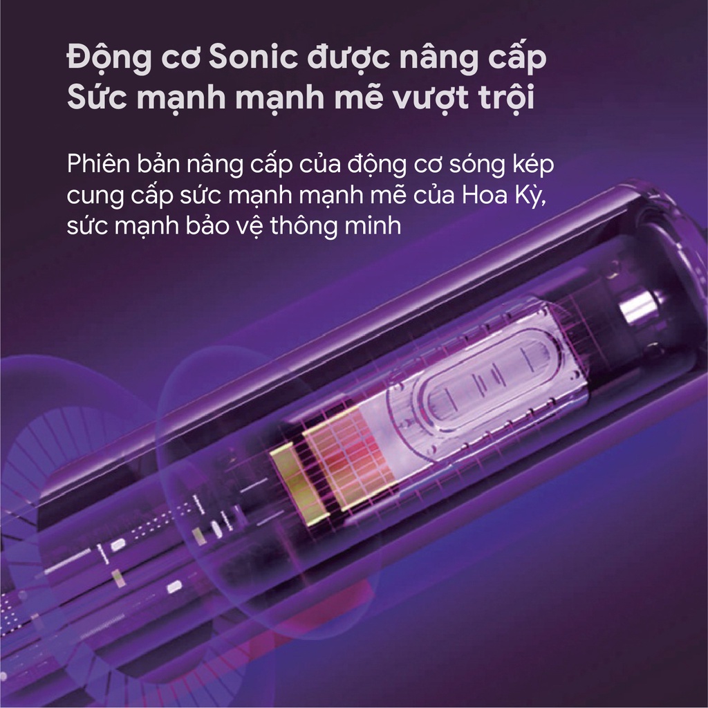 Bàn chải điện diệt khuẩn tia cực tím UV-C T Flash Q05