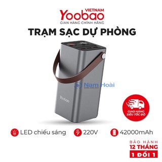 Trạm sạc dự phòng 220V 42000mAh Yoobao EN1 Sạc nhanh PD3.0 & QC3.0 – Hàng chính hãng Yoobao – Bảo hành 12 tháng 1 đổi 1