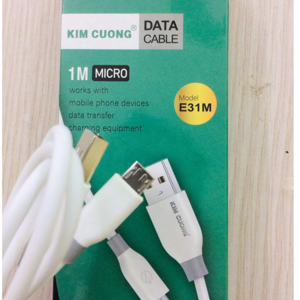 Dây cáp sạc nhanh iPhone, Samsung, Android Micro, Type-C, IOS dây dù 1m E31, hàng chính hãng bảo hành - Việt Linh Stor
