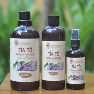 Hydrosol tía tô - Toner tía tô tươi  Dì Út