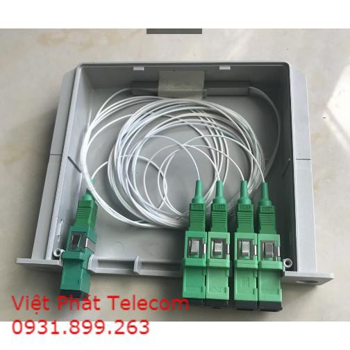 BỘ CHIA QUANG PLC 1/4 SC/APC DẠNG BOX