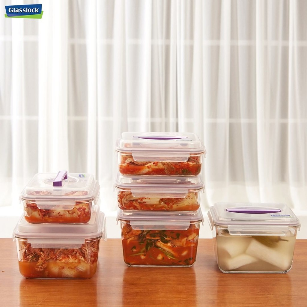Hộp thủy tinh đựng thức ăn Glasslock Korea Kích Thước Lớn