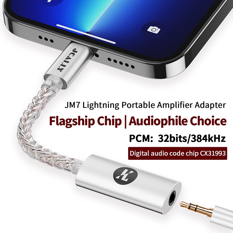 Bộ Chuyển Đổi Âm Thanh Kỹ Thuật Số JM7L DAC USB C CX31993 3.5mm Cho iphone ios