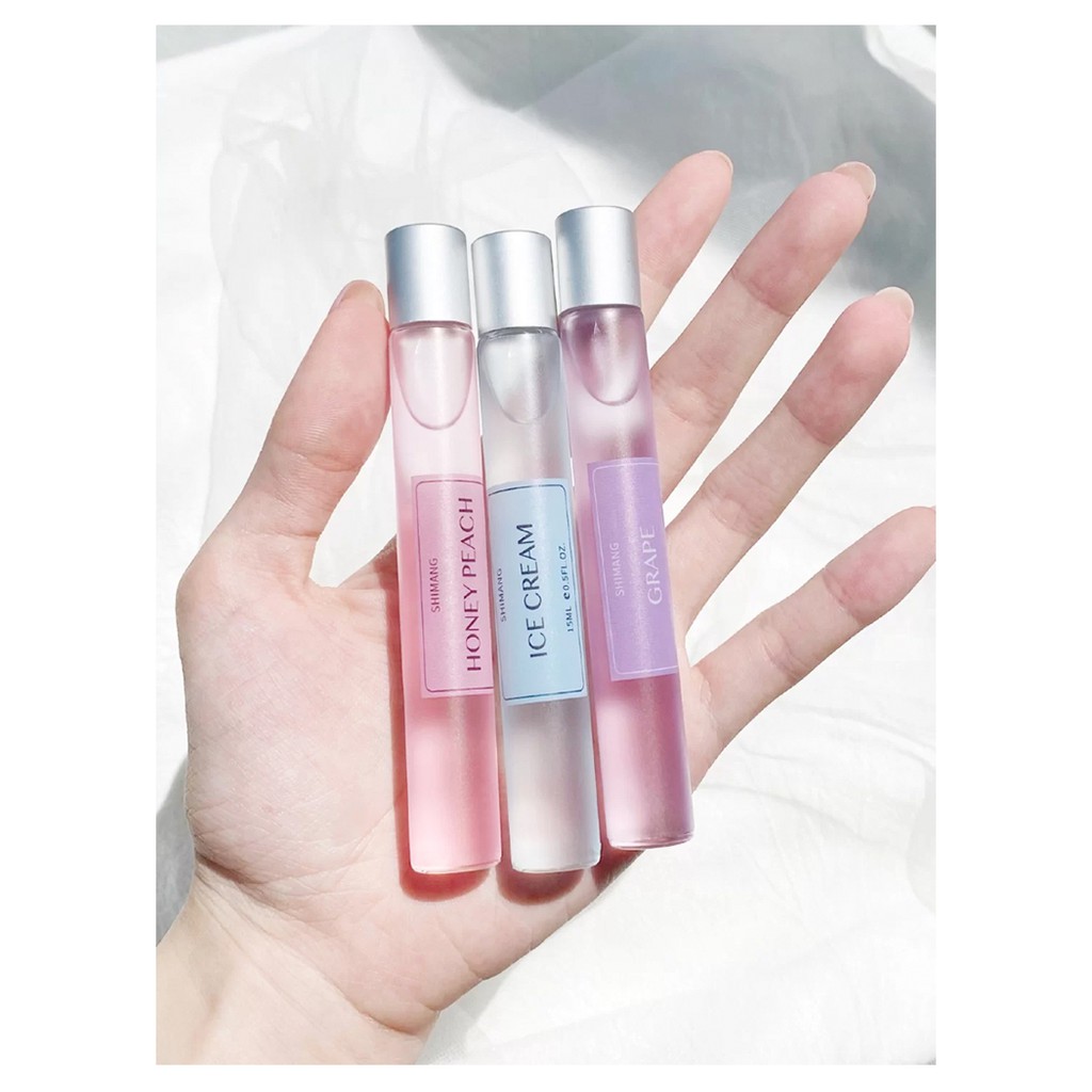Nước Hoa Mini Dạng Lăn Nước Hoa Shimang Nhiều Mùi Hoa Cỏ Thơm Mát Cho Ngày Hè Chai Mini 15Ml Tiện Lợi Mang Theo | Thế Giới Skin Care