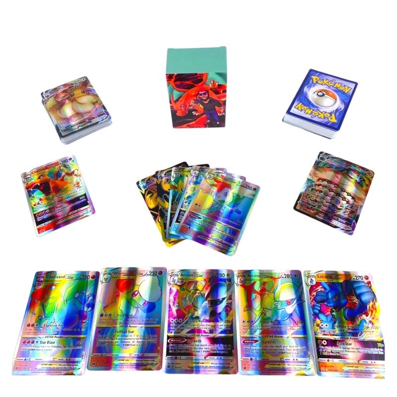 Bộ Thẻ Bài Pokemon 100 Thẻ (90vmax+10vstar) Chơi Đối Kháng New Đẹp