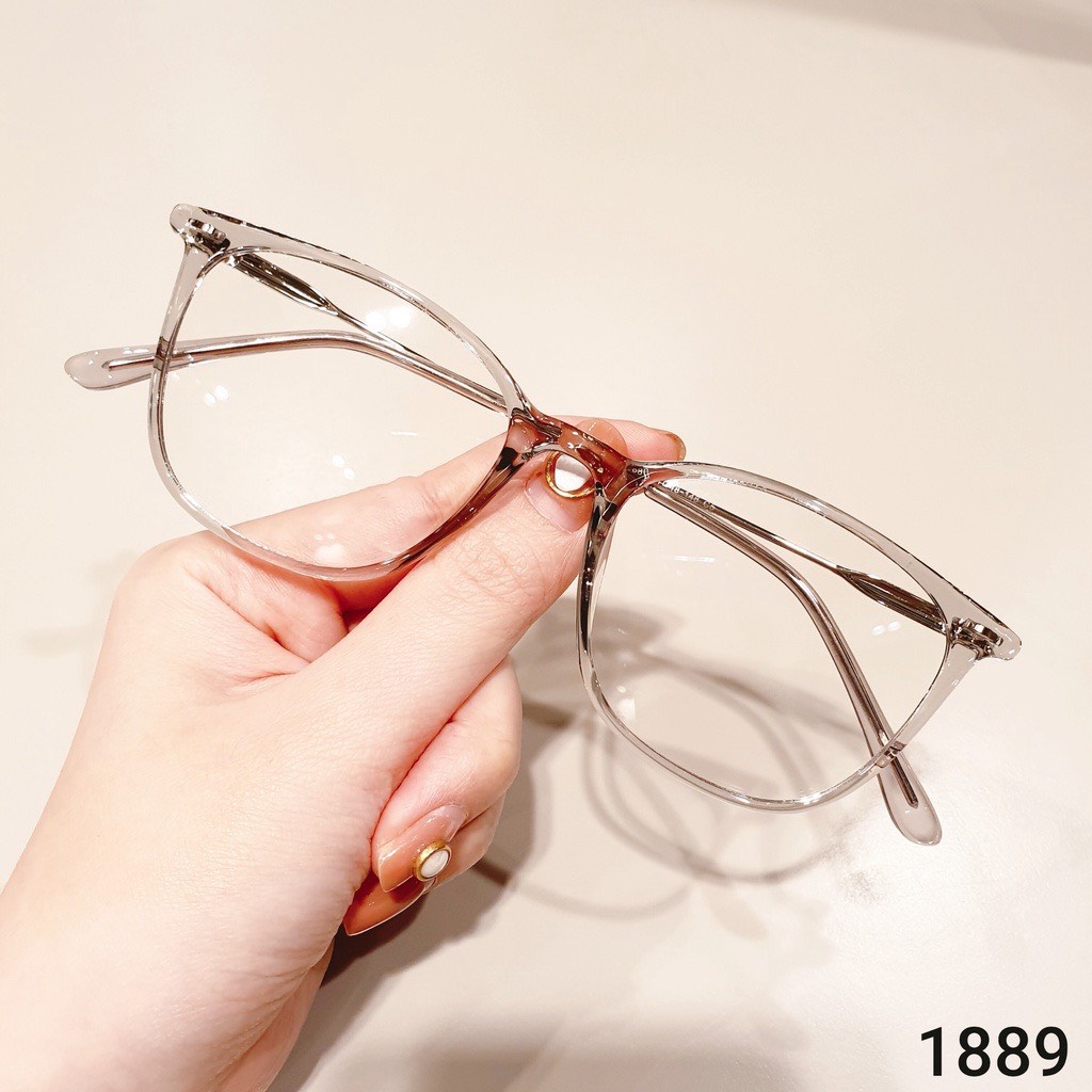 Mắt Kính Gọng Cận Cao Cấp Form Vuông Lyly 661 Phong Cách Ulzzang Siêu Xinh - Hazo