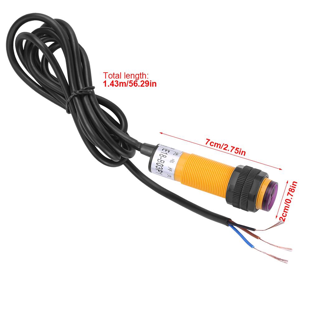Cảm biến vật cản hồng ngoại E18-B03P1 5-30cm DC 6-36V PNP IR