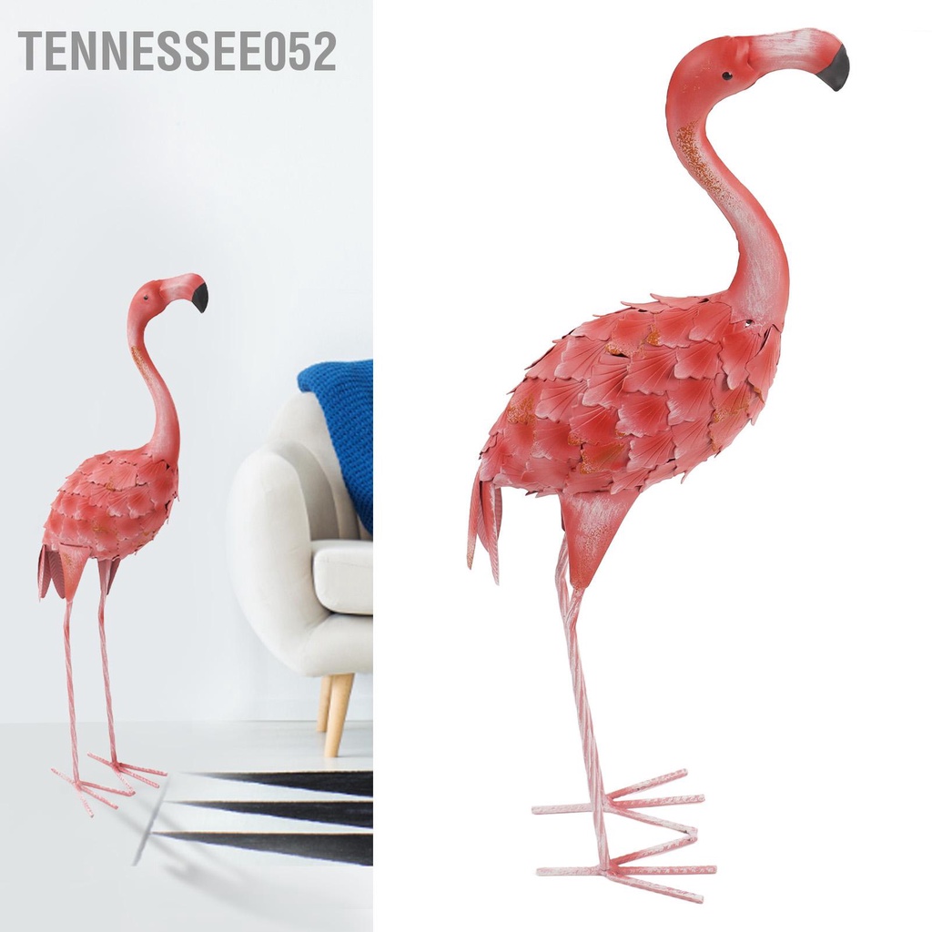 Chim Hồng Hạc Tượng bằng sắt sống động như thật Trang trí Sân Tiểu Cảnh, Đám Cưới 60.5CM