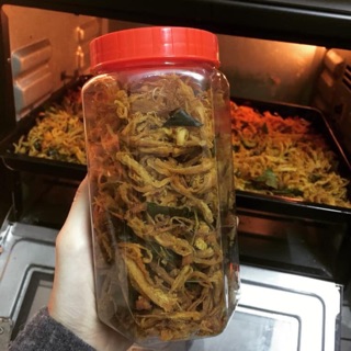 1kg khô gà lá chanh nhà làm
