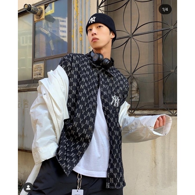 Áo MlB Jacket Denim chính hãng