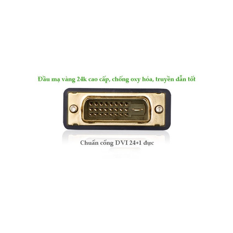 Đầu chuyển DVI sang HDMI Ugreen 20124 Hàng Chính Hãng BH 18 Tháng