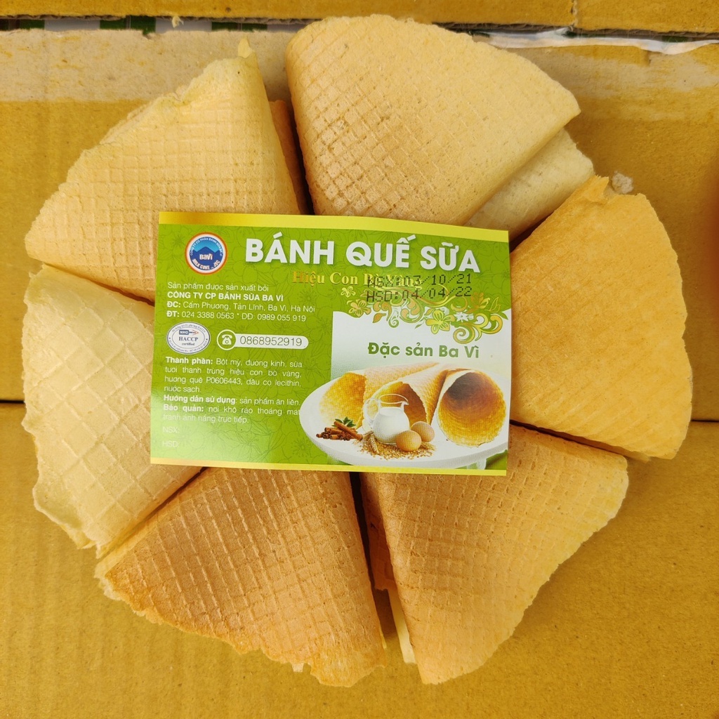 Bánh Quế Sữa Ba Vì Con Bò Vàng 200g