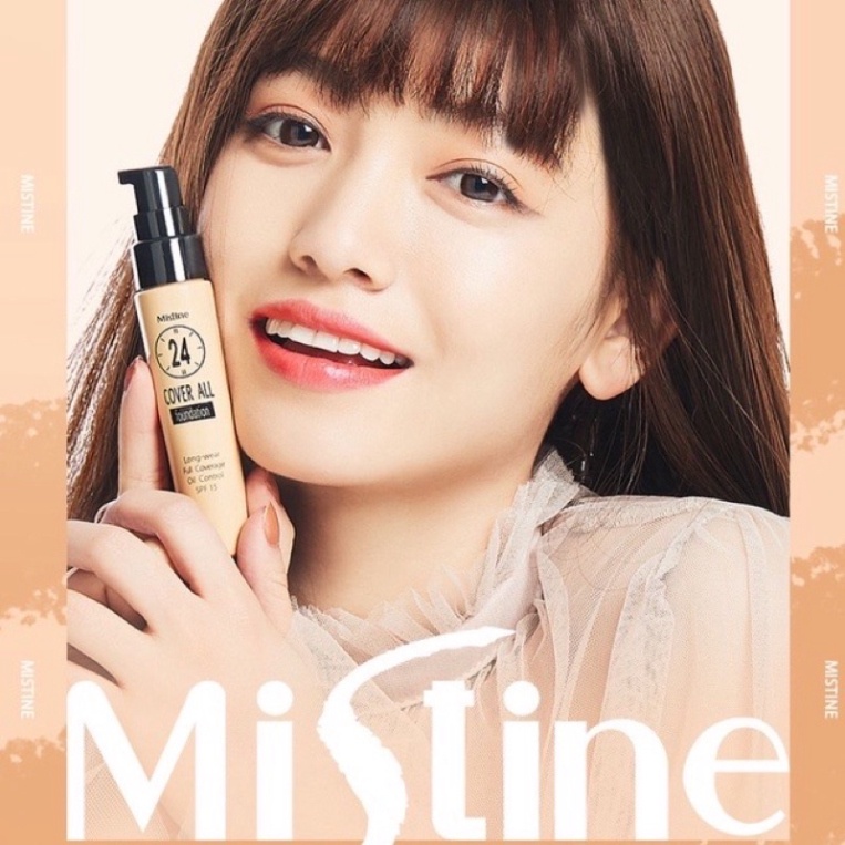 Kem Che Khuyết Điểm Mistine 24 COVER ALL THÁI LAN,giúp làn da nhẹ nhàng,khô thoáng