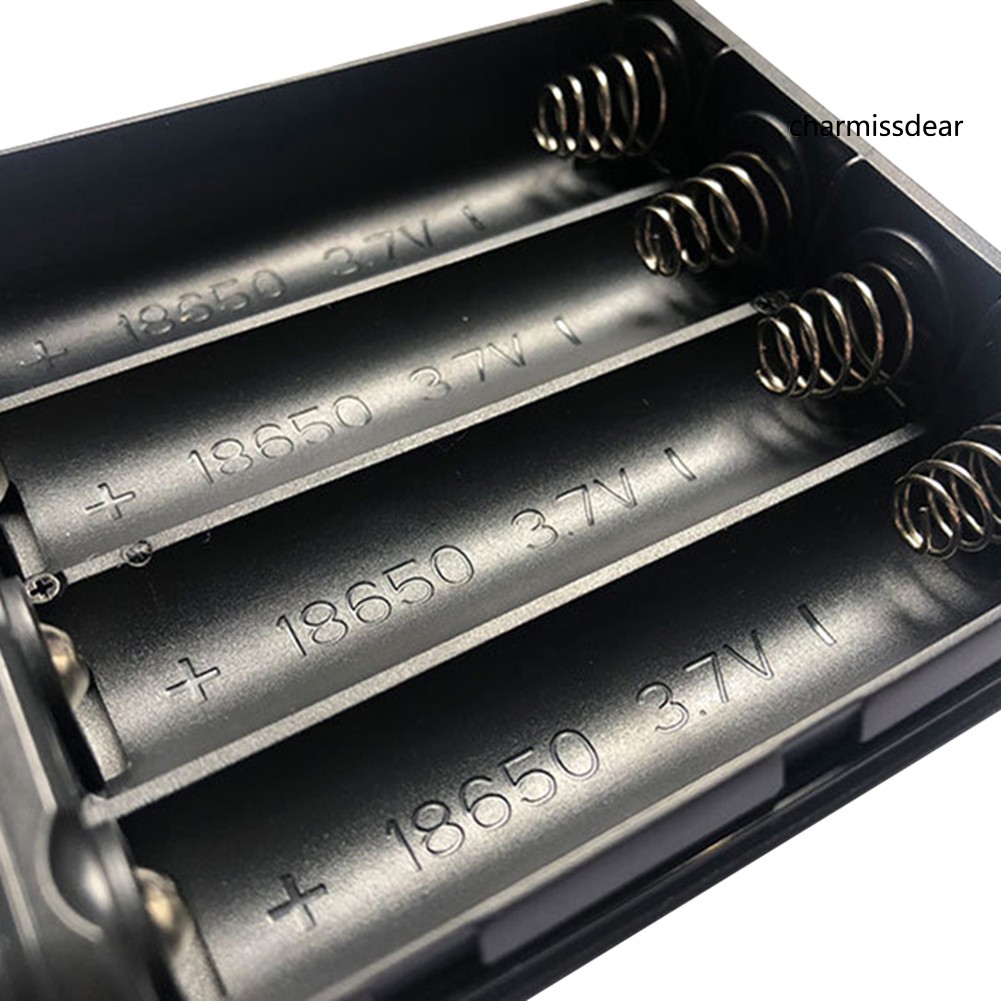 Bộ sạc pin Cdb 4 khe 18650 DIY màn hình LCD chất lượng