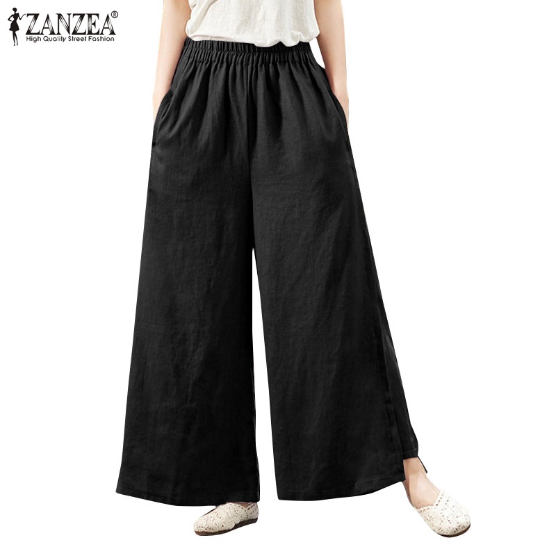 Quần ống rộng Zanzea thiết kế trẻ trung thời trang cho nữ