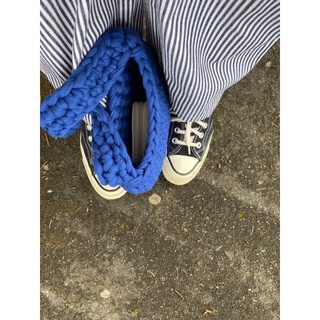[Túi len móc] Túi xách kẹp nách handmade