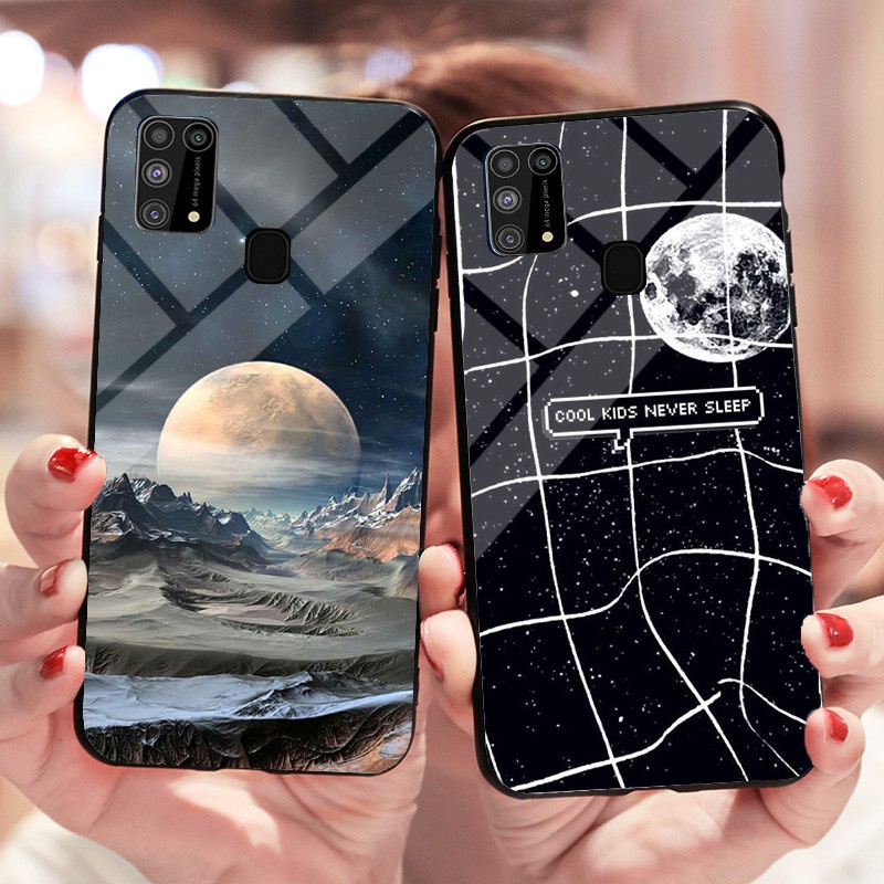 Ốp Xiaomi Redmi 9A / Redmi 9C/ Redmi 9C NFC/ Redmi Poco C3lưng kính cường lực cao cấp