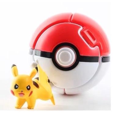 Đồ chơi mô hình pokemon và quả bóng pokemon (bao gồm 01 bóng và 01 pokemon)