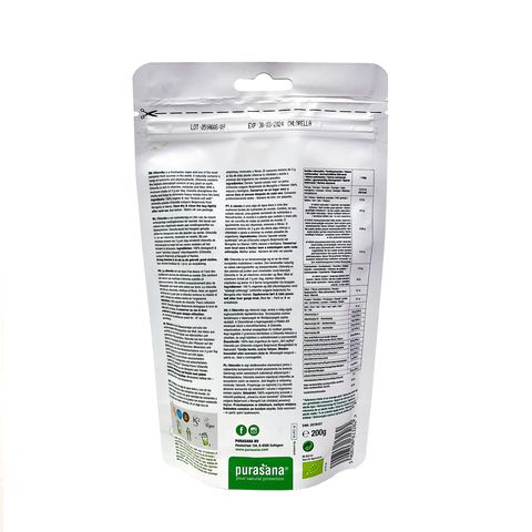 Bột tảo lục Chlorella hữu cơ Purasana 200g - Date: 30/4/2024 - Nhà Hữu Cơ