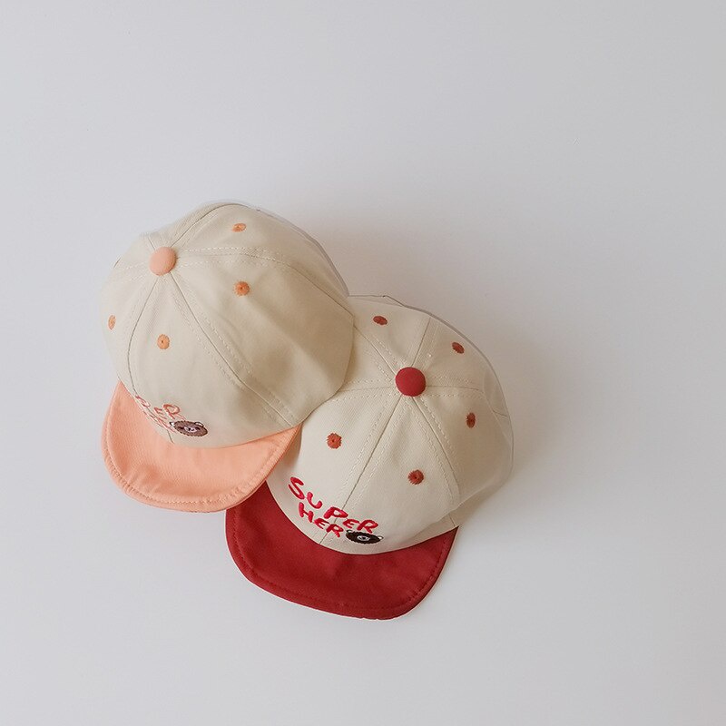 Mũ Lưỡi Trai Vải Cotton Mềm Thời Trang Xuân Hè Cho Bé