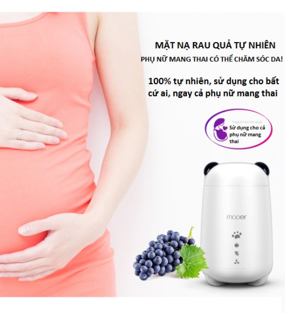 Máy làm mặt nạ hoa quả Maoer chính hãng + Tặng 2 Lọ collagen