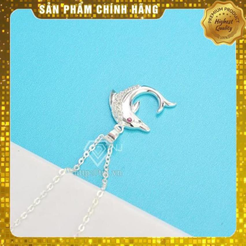 [💝Không Đẹp Hoàn Tiền] Dây chuyền bạc nữ, vòng cổ bạc nữ đẹp giá rẻ mặt cá heo