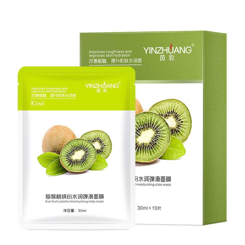 Mặt nạ giấy trái kiwi - Cung cấp viatmin c dưỡng ẩm giảm thâm mụn tăng độ đàn hồi - vibesvietnam