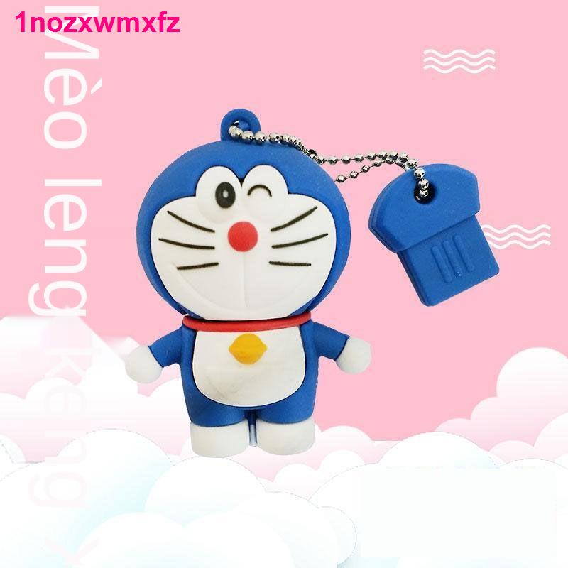 Đĩa U Ding Dong mèo xanh U đĩa 128G máy tính điện thoại di động sử dụng kép 64G văn phòng sinh viên USB 8G phong | BigBuy360 - bigbuy360.vn