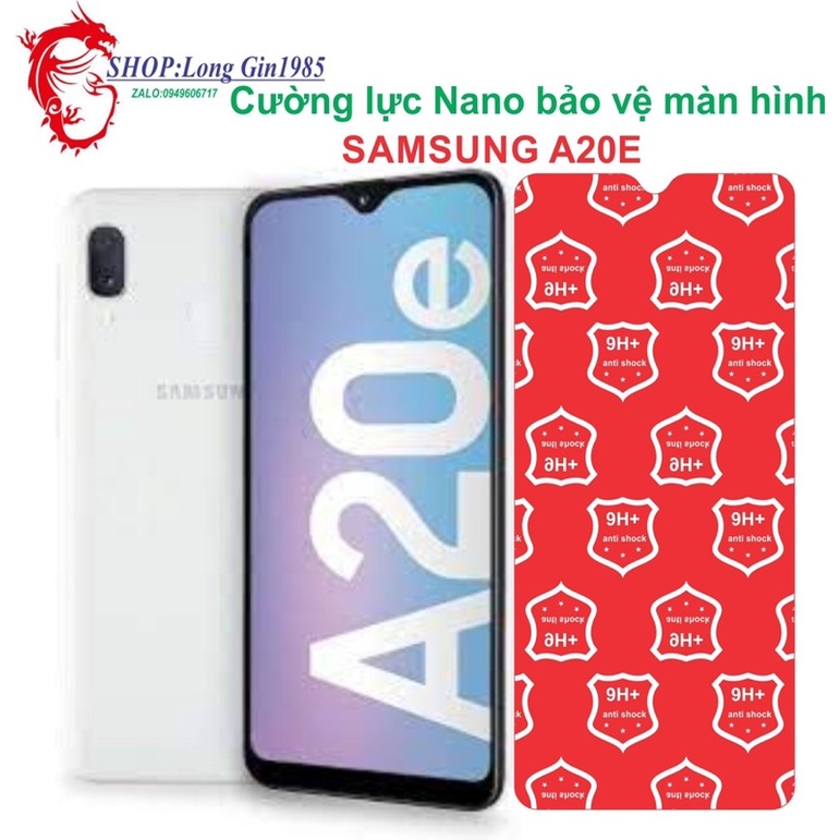 Samsung A20E Cường lực Nano chống va đập chống trầy xước
