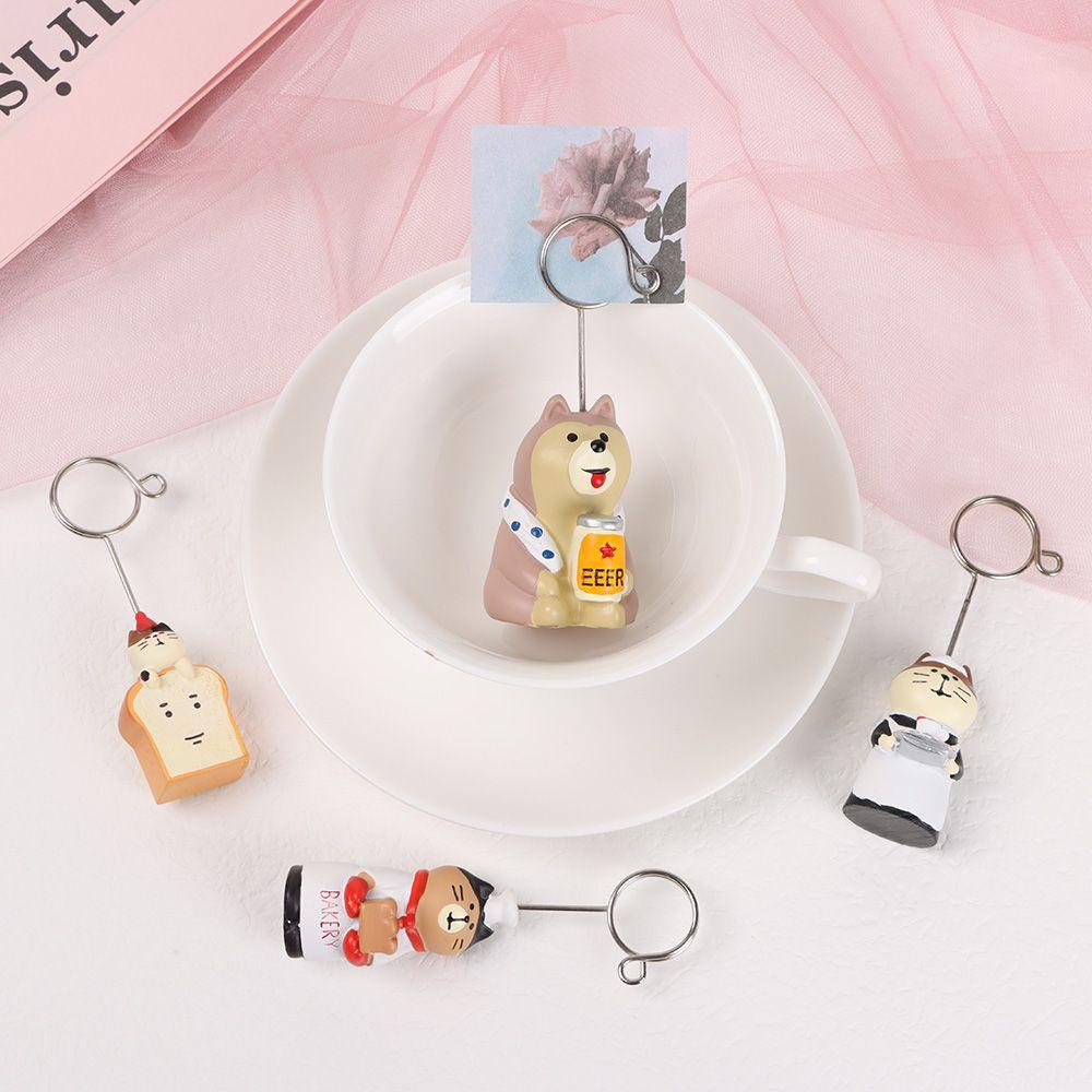 Kẹp Giấy Ghi Chú Hình Gấu Màu Cầu Vồng Dễ Thương