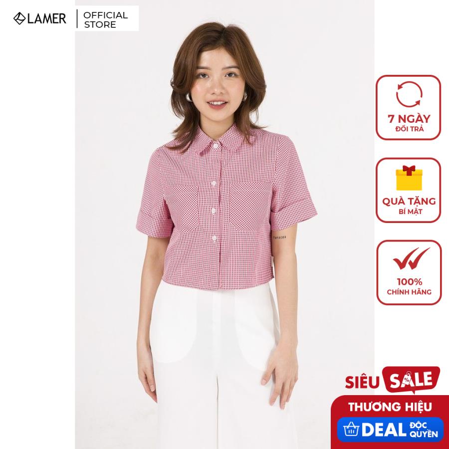Áo croptop túi ốp VIEN TRAN V61H20H009 (Nhiều màu)