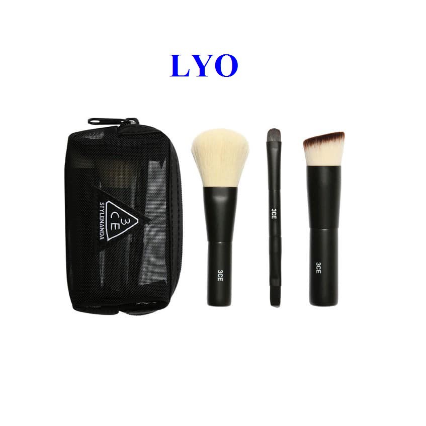 Bộ Kit 3 Cọ Mini 3CE Mesh Brush Kit