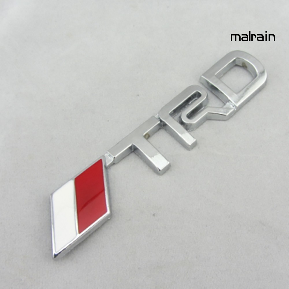 【VIP】3D TRD Grille Metal Emblem Car Sticker Bumper Badge for Toyota Racing Auto Logo