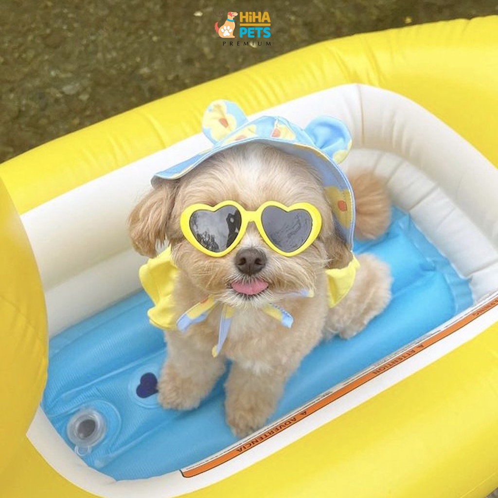 Mắt Kính Cho Chó Mèo Đi Bơi Phụ Kiện Kính Thời Trang Cho Thú Cưng Chụp Ảnh Dễ Thương Sành Điệu Hihapet.