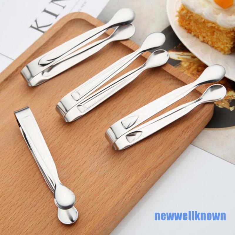 [newwellknown 0527] 1Pc Stainless Steel Sugar Clamp Tongs Clip Ice Cube Coffee Buffet Kitchen Tool