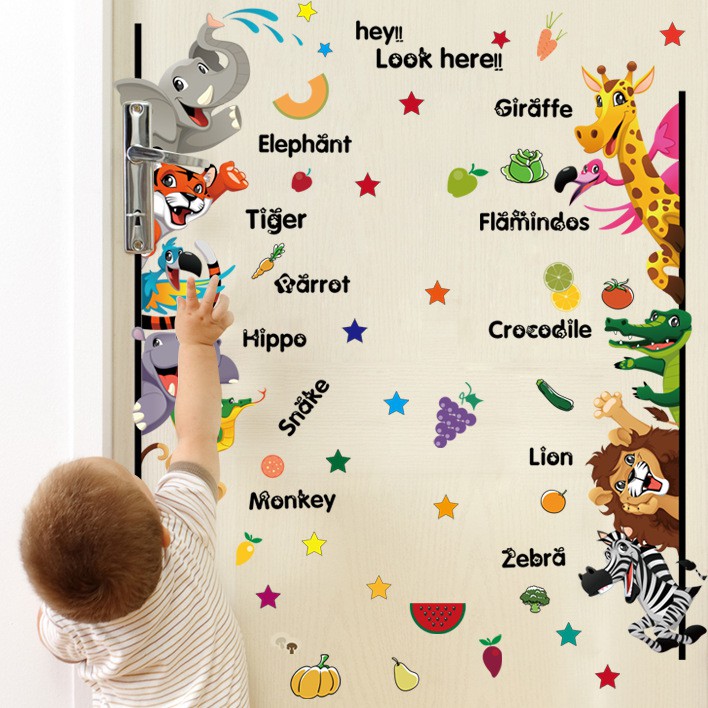 Decal Dán Tường Hình Tiếng Anh - Được Chọn Mẫu