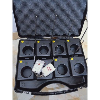 Kích pháo điện 8 chân pin con thỏ có ăng ten