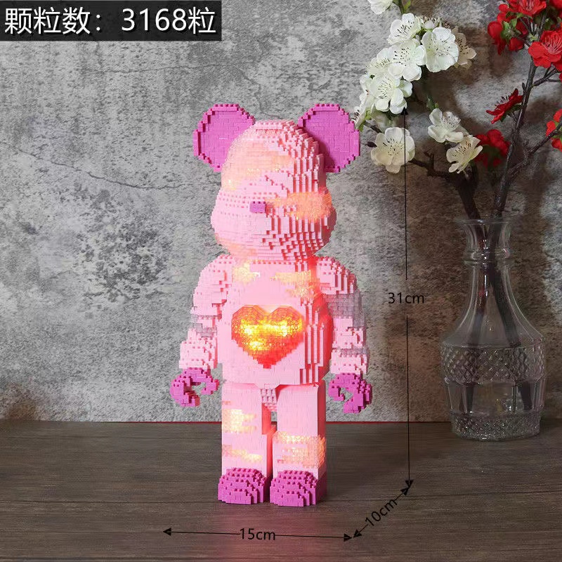 Đồ Chơi Lắp Ráp Hình Chú Gấu Đáng Yêu Cho Bé