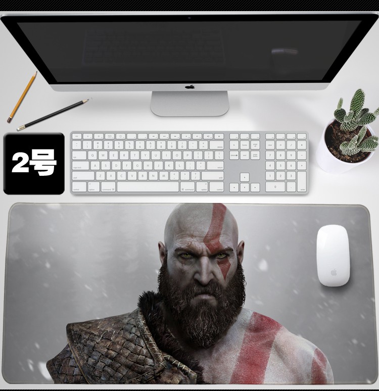 Miếng Lót Chuột Và Bàn Phím God Of War 4