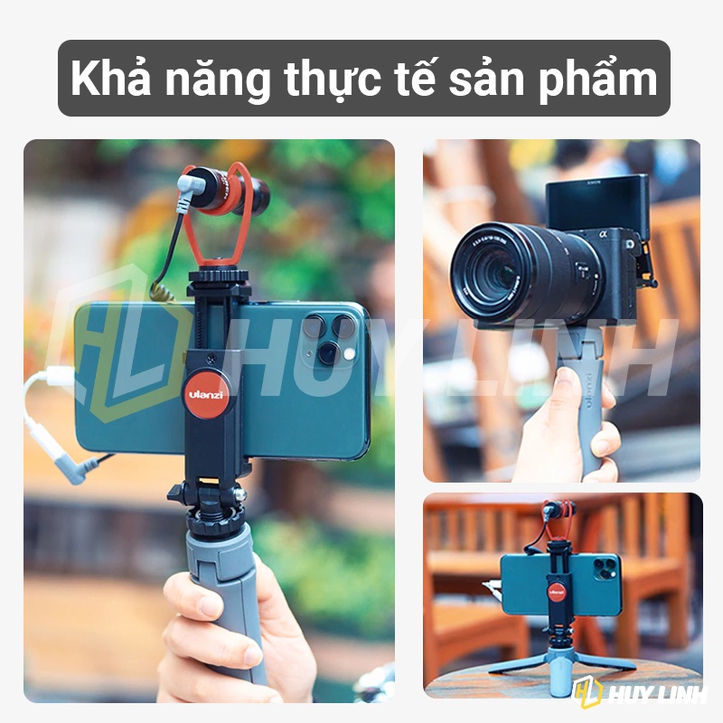 Tripod mini Ulanzi MT10 Ren 1/4 - Hỗ trợ gắn được cho gậy nối dài, Gymbal