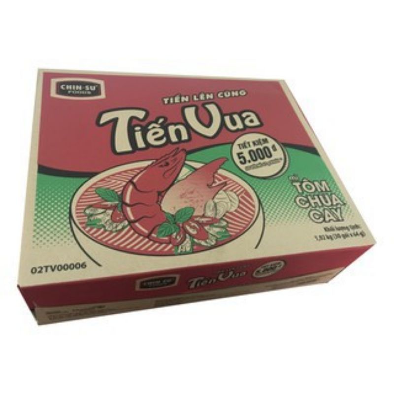 - Thùng Mì Tiến Vua 30 Gói x 65gr - Hàng chính hãng date mới