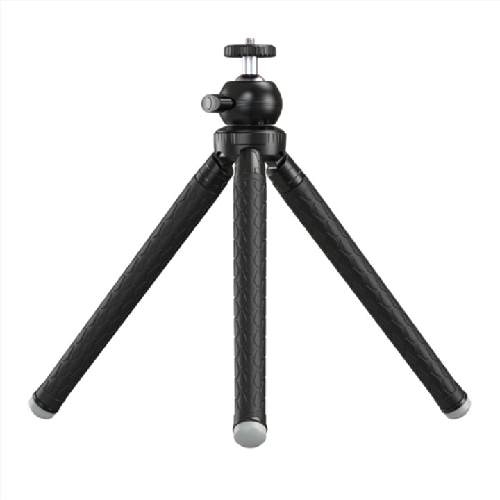 Tripod mini apexel,chân máy ảnh siêu cứng chắc APL-JJ09,dài lên đến 110 cm,tặng kẹp điện thoại