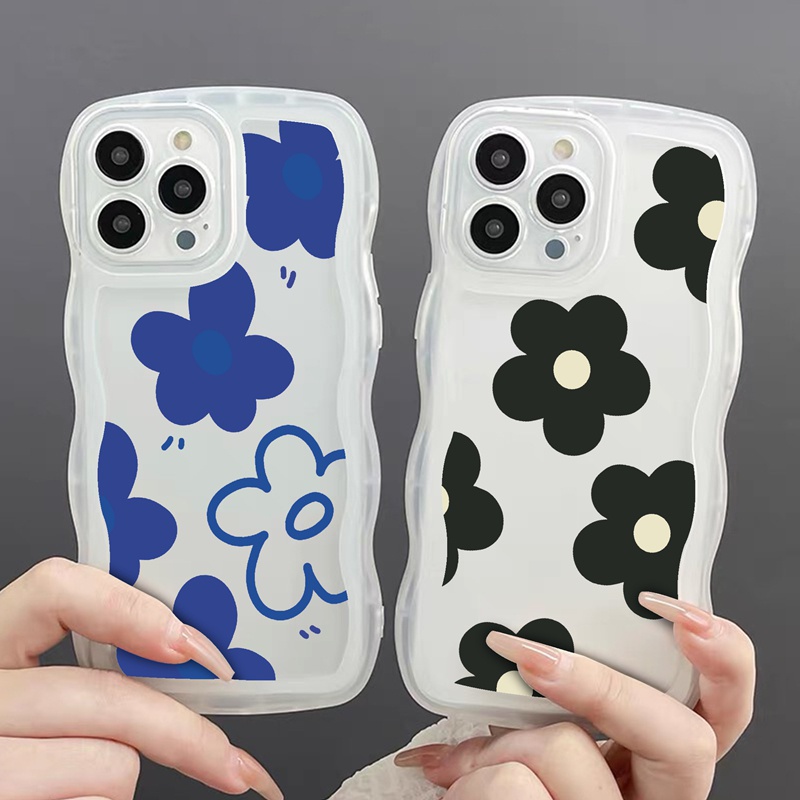Suntaiho Ốp lưng Ốp điện thoại mềm trong suốt hình hoa thích hợp cho iPhone 11 iPhone 11 Pro 13 12 Pro Max X XS Max XR 7