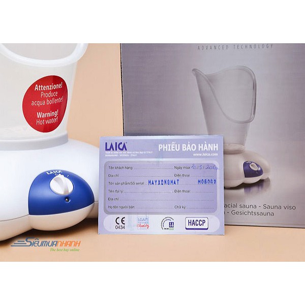 Máy xông mặt mũi Laica MD6062