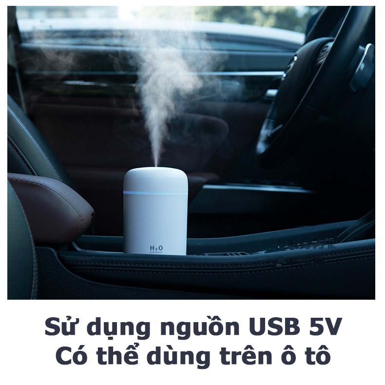 Máy phun sương USB khuếch tán tinh dầu máy tạo ẩm dùng trên ô tô phòng ngủ bàn làm việc