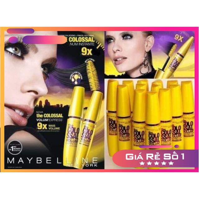 Chuốt mi Maybelline The Mag Num Barbie Mascara dài thần thánh